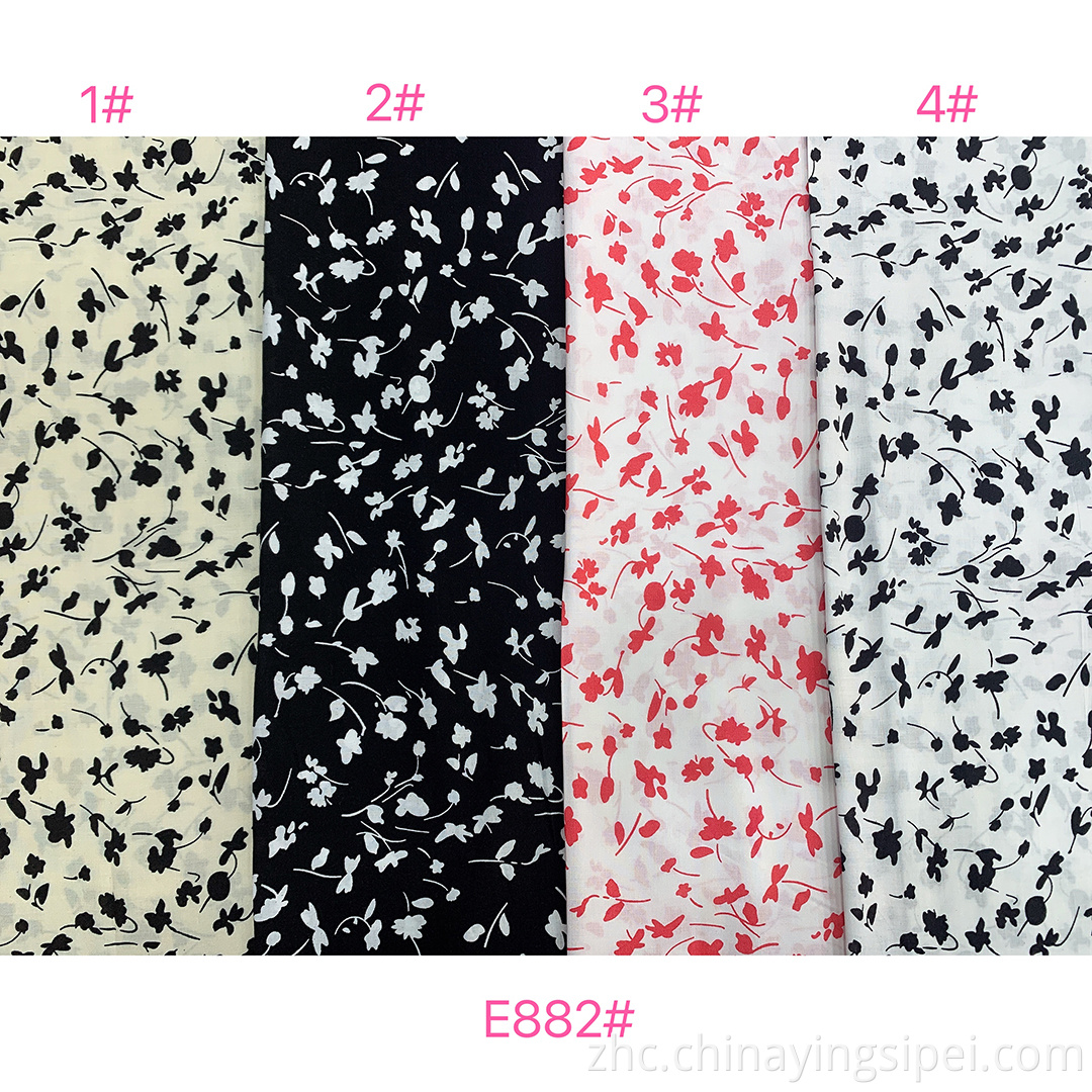 新设计的大量印刷织物100％的女rain面料适用于女士连衣裙